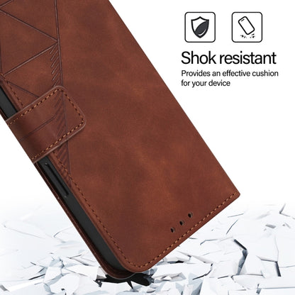 For Blackview A52 Crossbody 3D Embossed Flip Leather Phone Case(Brown) - More Brand by PMC Jewellery | Online Shopping South Africa | PMC Jewellery | Buy Now Pay Later Mobicred