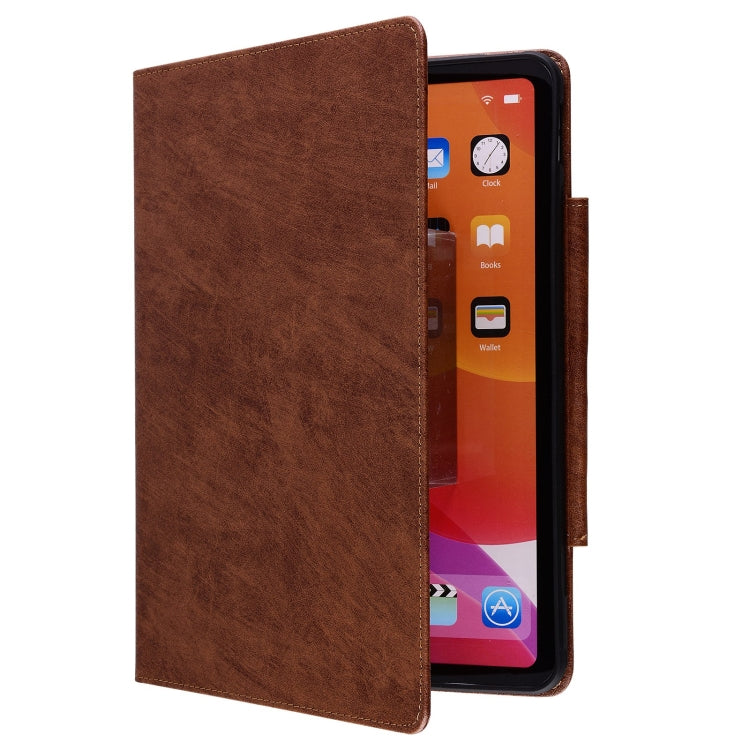 For Lenovo Xiaoxin Pad M11 2024 Cat Buckle Leather Tablet Case(Brown) - Lenovo by PMC Jewellery | Online Shopping South Africa | PMC Jewellery | Buy Now Pay Later Mobicred