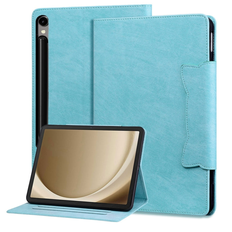 For Samsung Galaxy Tab S9+ / S8+ / S7+ Cat Buckle Leather Smart Tablet Case(Sky Blue) - Galaxy Tab S9+ Cases by PMC Jewellery | Online Shopping South Africa | PMC Jewellery | Buy Now Pay Later Mobicred