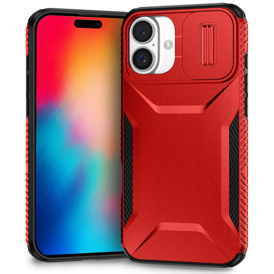 For iPhone 16 Sliding Camshield Phone Case(Red) - iPhone 16 Cases by PMC Jewellery | Online Shopping South Africa | PMC Jewellery | Buy Now Pay Later Mobicred