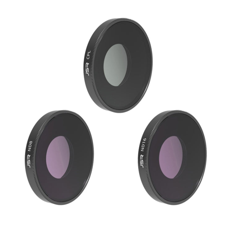 For DJI Osmo Action 4 JUNESTAR Threaded Camera Lens Filter, Filter:3 in 1 CPL ND8 ND16 -  by JSR | Online Shopping South Africa | PMC Jewellery | Buy Now Pay Later Mobicred