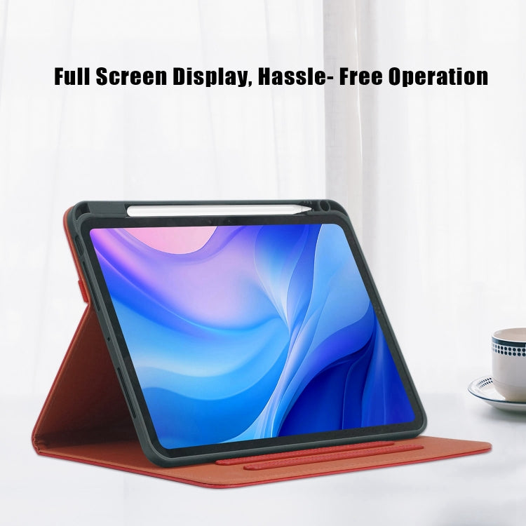 For iPad Pro 11 2024 Front Stand Smart TPU Leather Tablet Case(Red) - iPad Pro 11 2024 Cases by PMC Jewellery | Online Shopping South Africa | PMC Jewellery | Buy Now Pay Later Mobicred