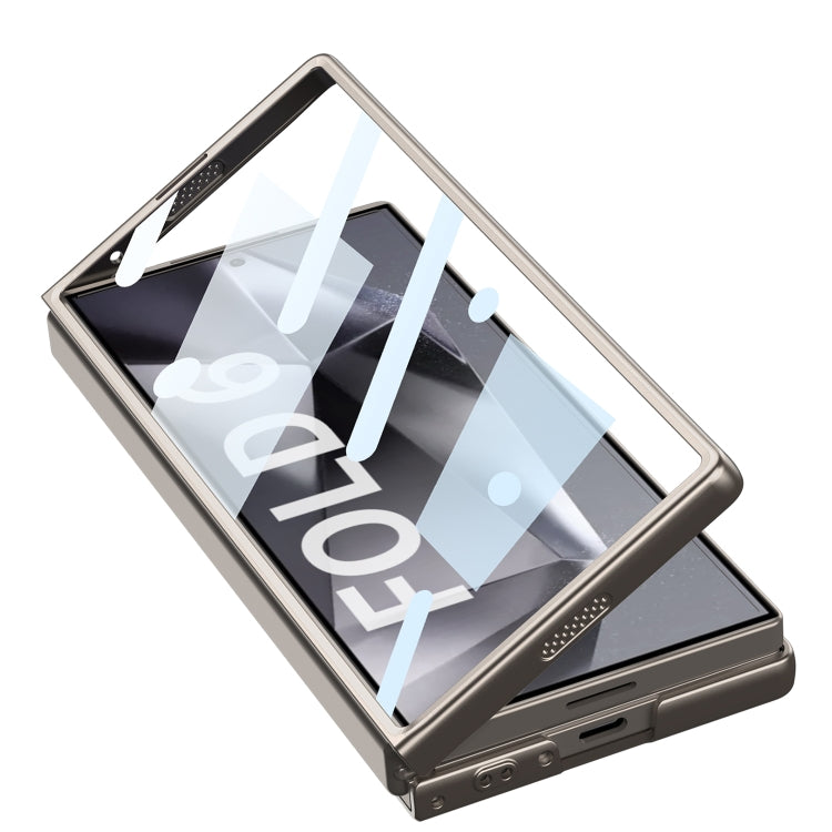 For Samsung Galaxy Z Fold6 GKK Integrated Ultra-thin Sliding Window Phone Case(Black) - Galaxy Z Fold6 5G Cases by GKK | Online Shopping South Africa | PMC Jewellery | Buy Now Pay Later Mobicred