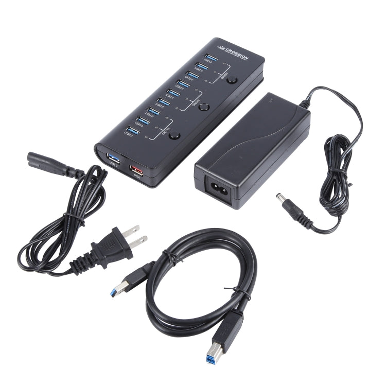 ORICO CRU3-H9C1 10 Port USB3.0 12V 4A HUB Power Adapter, Plug:US Plug - Power Supply by ORICO | Online Shopping South Africa | PMC Jewellery | Buy Now Pay Later Mobicred