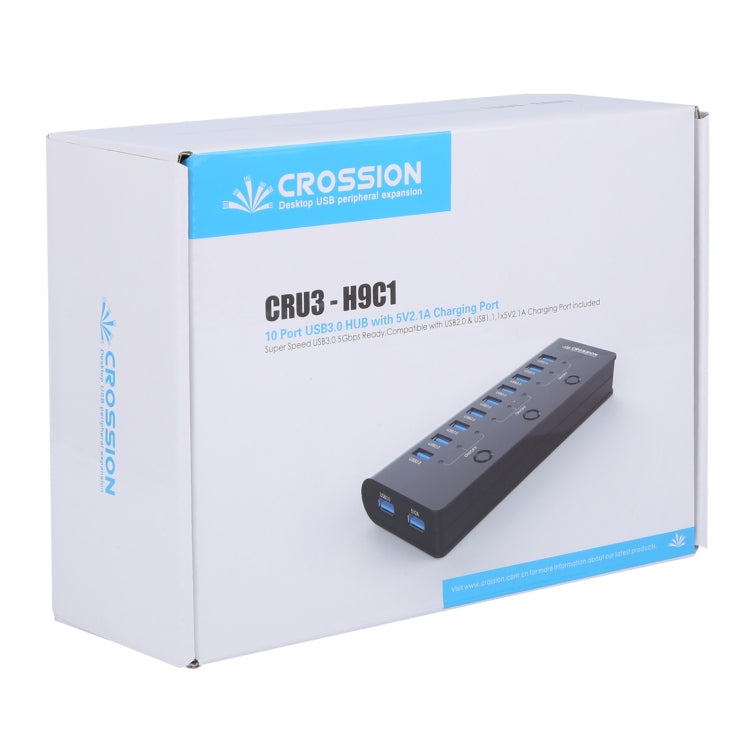 ORICO CRU3-H9C1 10 Port USB3.0 12V 4A HUB Power Adapter, Plug:UK Plug - Power Supply by ORICO | Online Shopping South Africa | PMC Jewellery | Buy Now Pay Later Mobicred