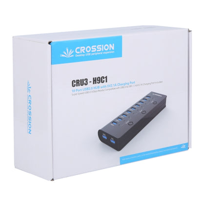 ORICO CRU3-H9C1 10 Port USB3.0 12V 4A HUB Power Adapter, Plug:EU Plug - Power Supply by ORICO | Online Shopping South Africa | PMC Jewellery | Buy Now Pay Later Mobicred