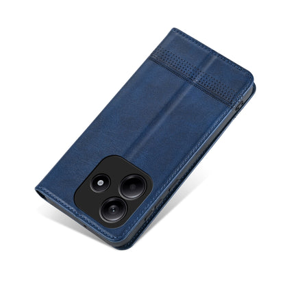 For Redmi Note 14 5G AZNS Magnetic Calf Texture Flip Leather Phone Case(Dark Blue) - Note 14 Cases by AZNS | Online Shopping South Africa | PMC Jewellery | Buy Now Pay Later Mobicred