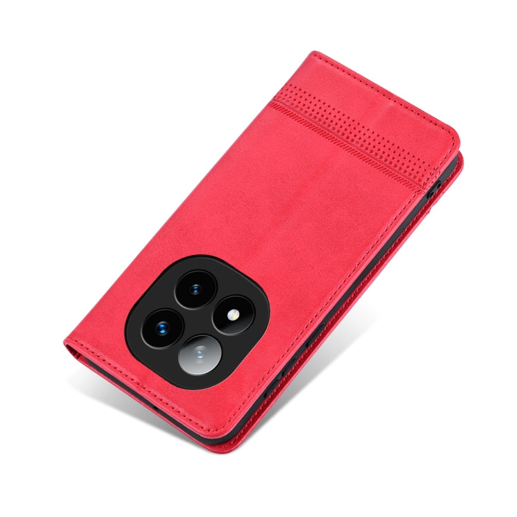 For Redmi Note 14 Pro+ 5G AZNS Magnetic Calf Texture Flip Leather Phone Case(Red) - Note 14 Pro+ Cases by AZNS | Online Shopping South Africa | PMC Jewellery | Buy Now Pay Later Mobicred