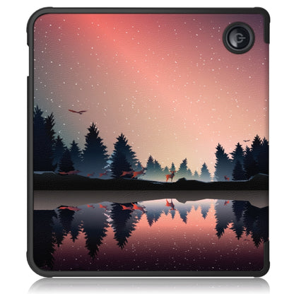 For Kobo Libra Colour 2024 Solid Color Deformation TPU Leather Smart Tablet Case(Sunset) - Others by PMC Jewellery | Online Shopping South Africa | PMC Jewellery | Buy Now Pay Later Mobicred