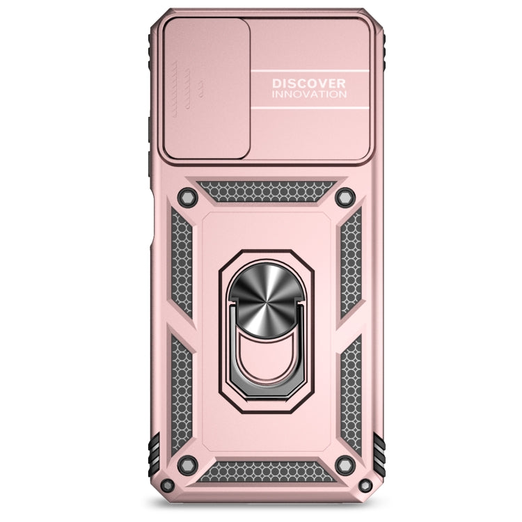 For Motorola Moto G Power 5G 2024 Sliding Camshield Holder Phone Case(Rose Gold) - Motorola Cases by PMC Jewellery | Online Shopping South Africa | PMC Jewellery | Buy Now Pay Later Mobicred