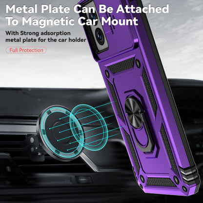 For Motorola Moto G Power 5G 2024 Sliding Camshield Holder Phone Case(Purple) - Motorola Cases by PMC Jewellery | Online Shopping South Africa | PMC Jewellery | Buy Now Pay Later Mobicred