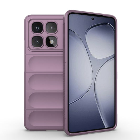 For Redmi K70 Ultra Global Magic Shield TPU + Flannel Phone Case(Purple) - Xiaomi Cases by PMC Jewellery | Online Shopping South Africa | PMC Jewellery | Buy Now Pay Later Mobicred