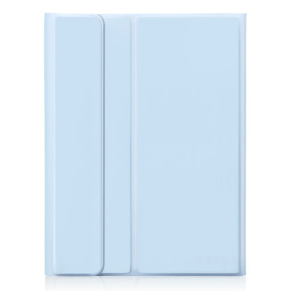 For iPad Air 11 2024 / Air 5 10.9 A098B-A Detachable Ultra-Thin Bluetooth Touch Keyboard Leather Tablet Case with Pen Slot(Light Blue) - For iPad Air by PMC Jewellery | Online Shopping South Africa | PMC Jewellery | Buy Now Pay Later Mobicred