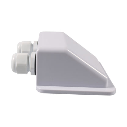 RV Sealed Waterproof Solar Double Cable Entry Gland Box(White) - Other Tools by PMC Jewellery | Online Shopping South Africa | PMC Jewellery | Buy Now Pay Later Mobicred