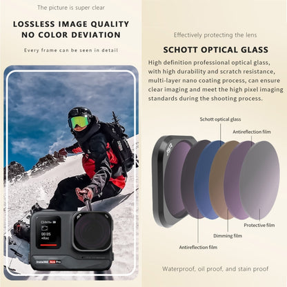 For Insta360 GO 3S JUNESTAR Camera Lens Filter, Filter:Adjustable CPL - Len Accessories by JSR | Online Shopping South Africa | PMC Jewellery | Buy Now Pay Later Mobicred