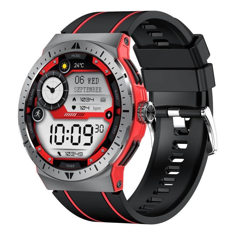 LEMFO HK52 1.43 inch BT5.3 IP68 Sport Smart Watch, Support Bluetooth Call / Message Notification / Heart Rate / Blood Pressure Health Monitor(Red) - Smart Watches by LEMFO | Online Shopping South Africa | PMC Jewellery | Buy Now Pay Later Mobicred