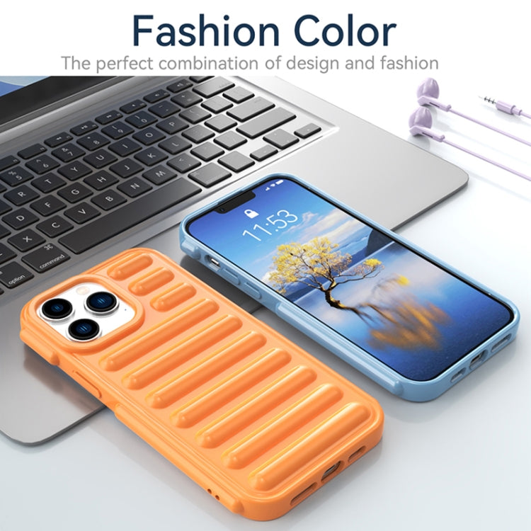 For iPhone 16 Pro Capsule Series Candy Color TPU Phone Case(Blue) - iPhone 16 Pro Cases by PMC Jewellery | Online Shopping South Africa | PMC Jewellery | Buy Now Pay Later Mobicred