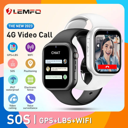 LEMFO K20 1.81 inch Children Sport Smart Watch, Support Video Call / Message Notification / GPS / WiFi / AI(Pink) - Smart Watches by LEMFO | Online Shopping South Africa | PMC Jewellery | Buy Now Pay Later Mobicred