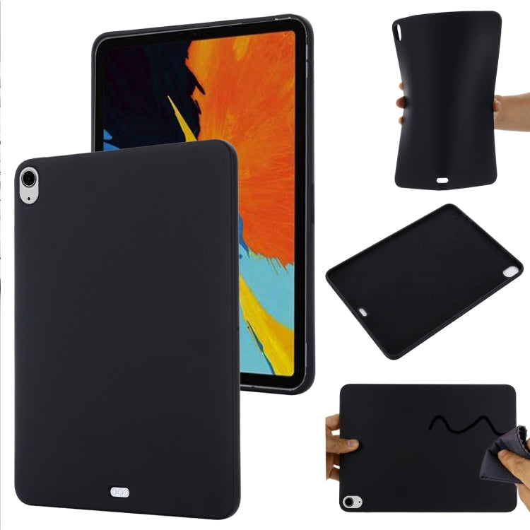 For iPad Air 13 2024 Pure Color Liquid Silicone Shockproof Tablet Case(Black) - iPad Air 13 2024 Cases by PMC Jewellery | Online Shopping South Africa | PMC Jewellery | Buy Now Pay Later Mobicred