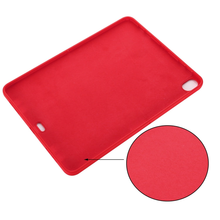 For iPad Air 13 2024 Pure Color Liquid Silicone Shockproof Tablet Case(Red) - iPad Air 13 2024 Cases by PMC Jewellery | Online Shopping South Africa | PMC Jewellery | Buy Now Pay Later Mobicred