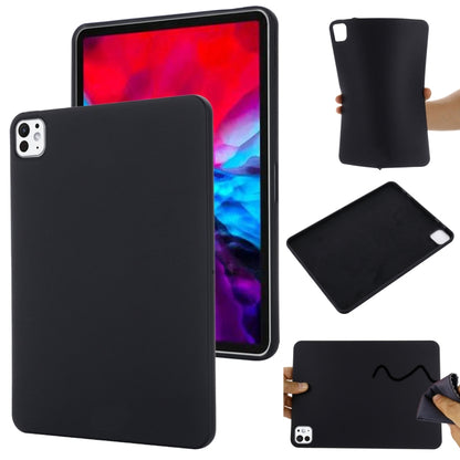 For iPad Pro 13 2024 Pure Color Liquid Silicone Shockproof Tablet Case(Black) - iPad Pro 13 2024 Cases by PMC Jewellery | Online Shopping South Africa | PMC Jewellery | Buy Now Pay Later Mobicred