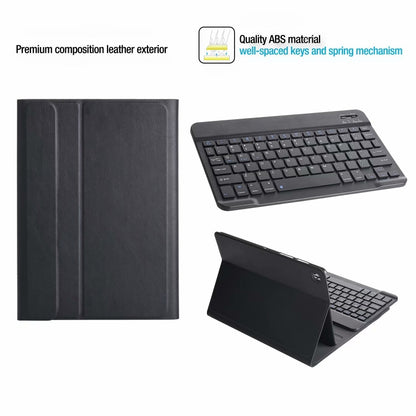 ST500 For Samsung Galaxy Tab A7 T500/T505 10.4 inch 2020 Ultra-thin Detachable Bluetooth Keyboard Leather Tablet Case with Stand & Sleep Function & Backlight(Black) - Samsung Keyboard by PMC Jewellery | Online Shopping South Africa | PMC Jewellery