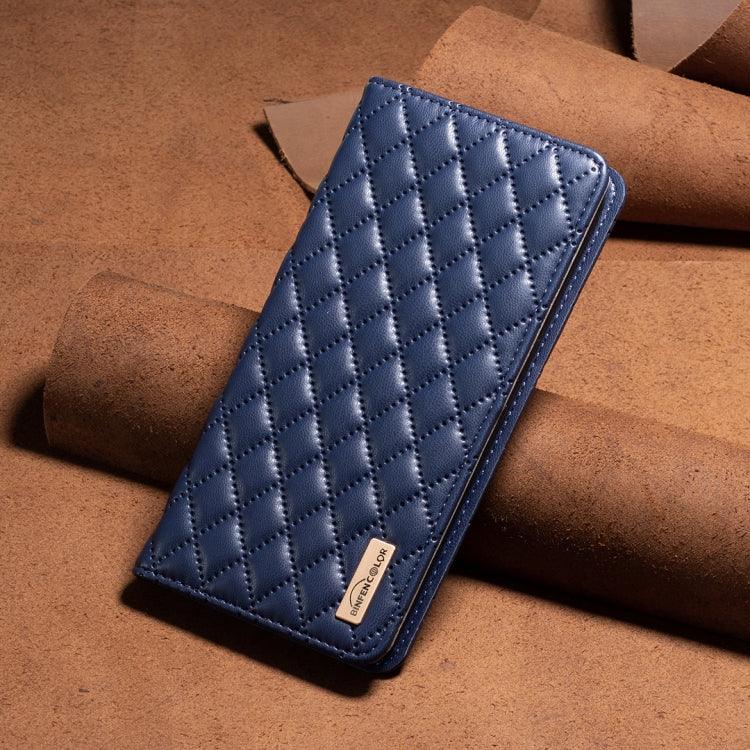 For Samsung Galaxy S25 5G Diamond Lattice Magnetic Leather Flip Phone Case(Blue) - Galaxy S25 5G Cases by PMC Jewellery | Online Shopping South Africa | PMC Jewellery | Buy Now Pay Later Mobicred