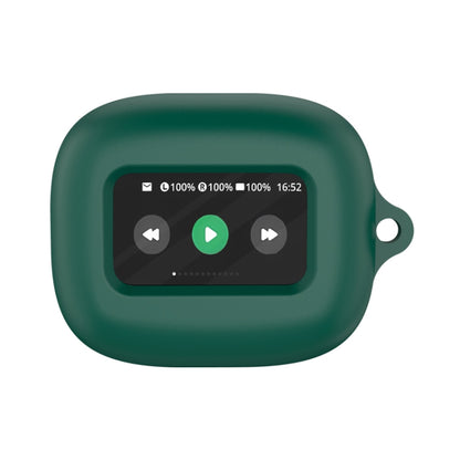 For JBL Live Beam 3 Wireless Bluetooth Earphones Silicone Protective Case(Dark Green) - JBL Earphone Case by PMC Jewellery | Online Shopping South Africa | PMC Jewellery | Buy Now Pay Later Mobicred