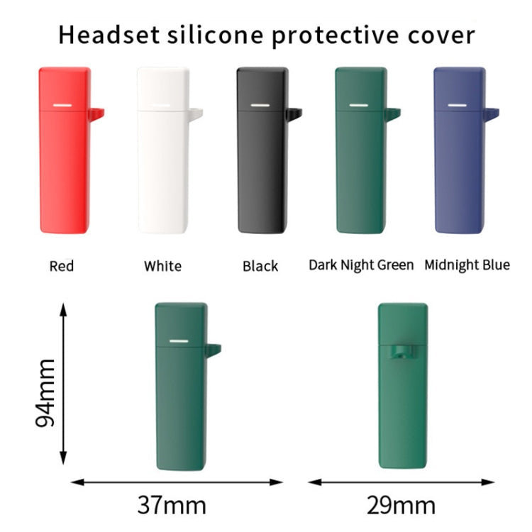 For Anker Soundcore A30i Wireless Earphone Silicone Protective Case(Dark Green) - Other Earphone Case by PMC Jewellery | Online Shopping South Africa | PMC Jewellery | Buy Now Pay Later Mobicred