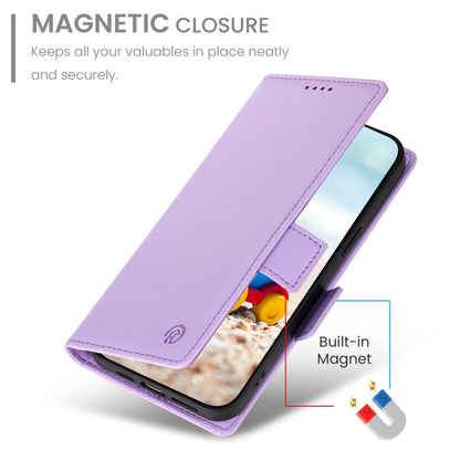 For Google Pixel 9 Side Buckle Magnetic Frosted Leather Phone Case(Purple) - Google Cases by PMC Jewellery | Online Shopping South Africa | PMC Jewellery | Buy Now Pay Later Mobicred