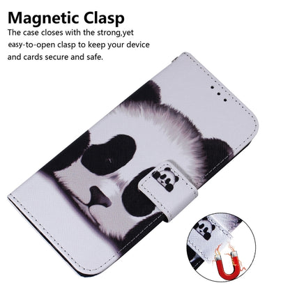 For Xiaomi Redmi K70 Pro / K70 Coloured Drawing Flip Leather Phone Case(Panda) - K70 Cases by PMC Jewellery | Online Shopping South Africa | PMC Jewellery | Buy Now Pay Later Mobicred