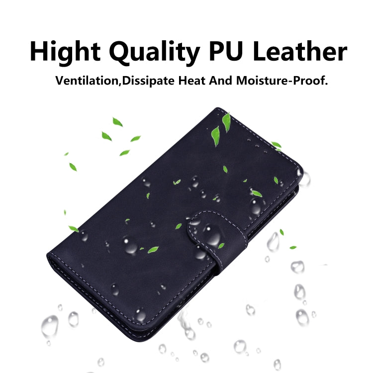 For Xiaomi Redmi K70 / K70 Pro Skin Feel Pure Color Flip Leather Phone Case(Black) - K70 Cases by PMC Jewellery | Online Shopping South Africa | PMC Jewellery | Buy Now Pay Later Mobicred