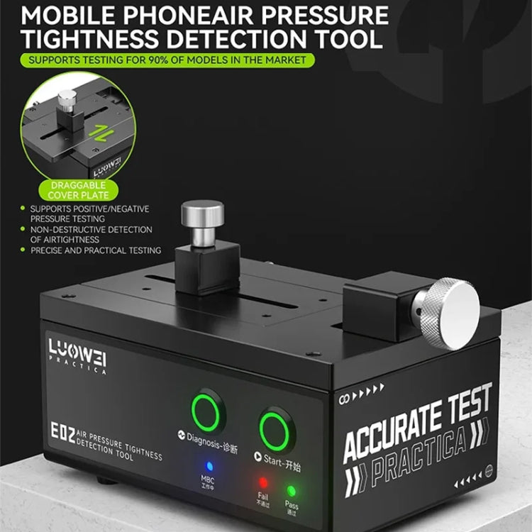 Luowei LW-E02 Phone Airtightness Electric Tester Supports Positive / Negative Pressure Test, US Plug - Test Tools by PMC Jewellery | Online Shopping South Africa | PMC Jewellery | Buy Now Pay Later Mobicred