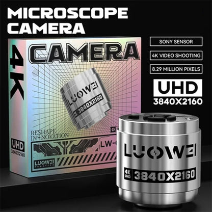 Luowei LW-GK40 UHD 4K Microscope Camera with 5X Digital Zoom / Custom Storage - Microscope Magnifier Series by PMC Jewellery | Online Shopping South Africa | PMC Jewellery | Buy Now Pay Later Mobicred