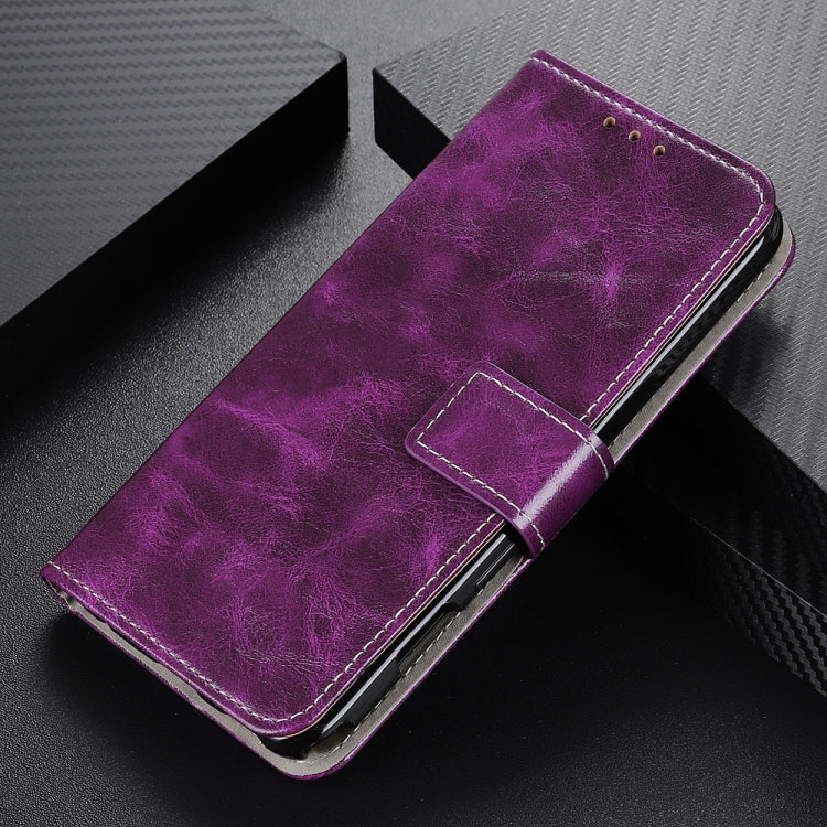 For Samsung Galaxy S25 Ultra 5G Retro Crazy Horse Texture Leather Phone Case(Purple) - Galaxy S25 Ultra 5G Cases by PMC Jewellery | Online Shopping South Africa | PMC Jewellery | Buy Now Pay Later Mobicred