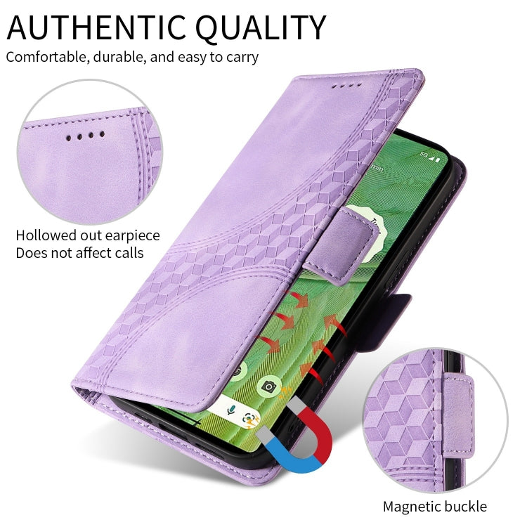 For Redmi K70 / K70 Pro Embossed Rhombus Starry Leather Phone Case(Purple) - K70 Pro Cases by PMC Jewellery | Online Shopping South Africa | PMC Jewellery | Buy Now Pay Later Mobicred