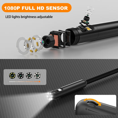 Y15 8mm Single Camera WiFi Connected Hard Cable HD Industrial Endoscope, Length:1m(Black) -  by PMC Jewellery | Online Shopping South Africa | PMC Jewellery | Buy Now Pay Later Mobicred