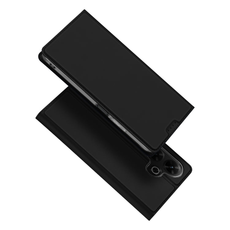 For Xiaomi Poco M6 4G DUX DUCIS Skin Pro Series Flip Leather Phone Case(Black) - Xiaomi Cases by DUX DUCIS | Online Shopping South Africa | PMC Jewellery | Buy Now Pay Later Mobicred