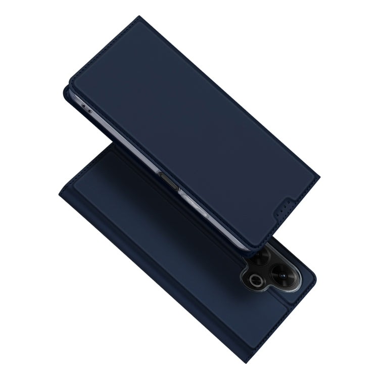 For Xiaomi Poco M6 4G DUX DUCIS Skin Pro Series Flip Leather Phone Case(Blue) - Xiaomi Cases by DUX DUCIS | Online Shopping South Africa | PMC Jewellery | Buy Now Pay Later Mobicred