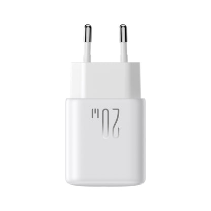 JOYROOM JR-TCF21 20W Dual Ports USB + Type-C Charger, Plug:EU Plug(White) - USB Charger by JOYROOM | Online Shopping South Africa | PMC Jewellery | Buy Now Pay Later Mobicred