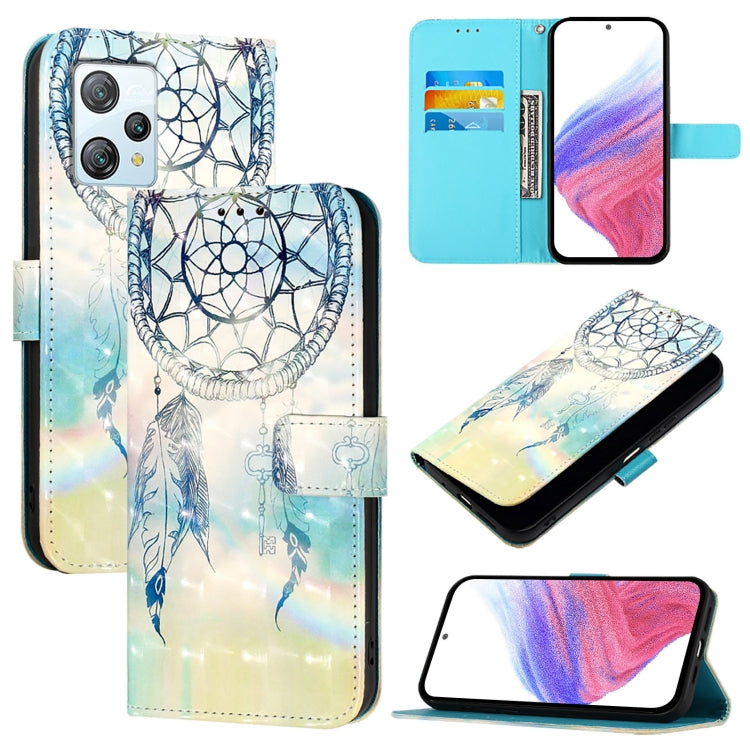 For Blackview A53 3D Painting Horizontal Flip Leather Phone Case(Dream Wind Chimes) - More Brand by PMC Jewellery | Online Shopping South Africa | PMC Jewellery | Buy Now Pay Later Mobicred