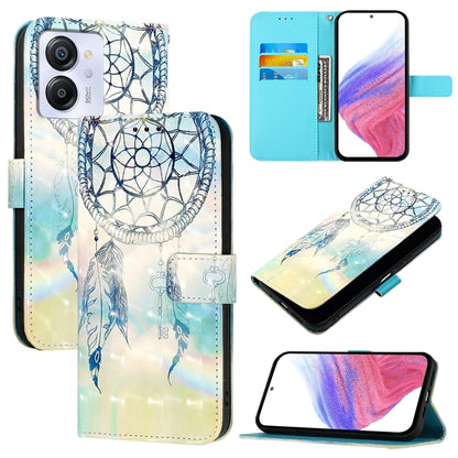 For Blackview Color 8 3D Painting Horizontal Flip Leather Phone Case(Dream Wind Chimes) - More Brand by PMC Jewellery | Online Shopping South Africa | PMC Jewellery | Buy Now Pay Later Mobicred