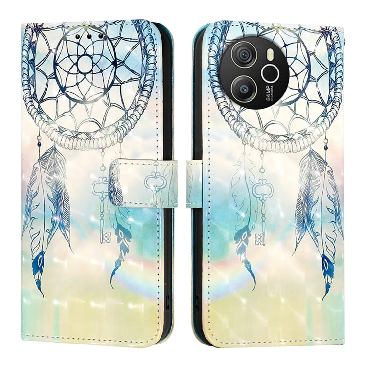 For Blackview Shark 8 3D Painting Horizontal Flip Leather Phone Case(Dream Wind Chimes) - More Brand by PMC Jewellery | Online Shopping South Africa | PMC Jewellery | Buy Now Pay Later Mobicred