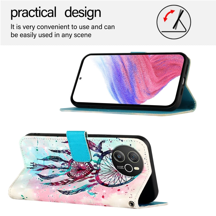 For Blackview Shark 8 3D Painting Horizontal Flip Leather Phone Case(Color Drop Wind Chimes) - More Brand by PMC Jewellery | Online Shopping South Africa | PMC Jewellery | Buy Now Pay Later Mobicred