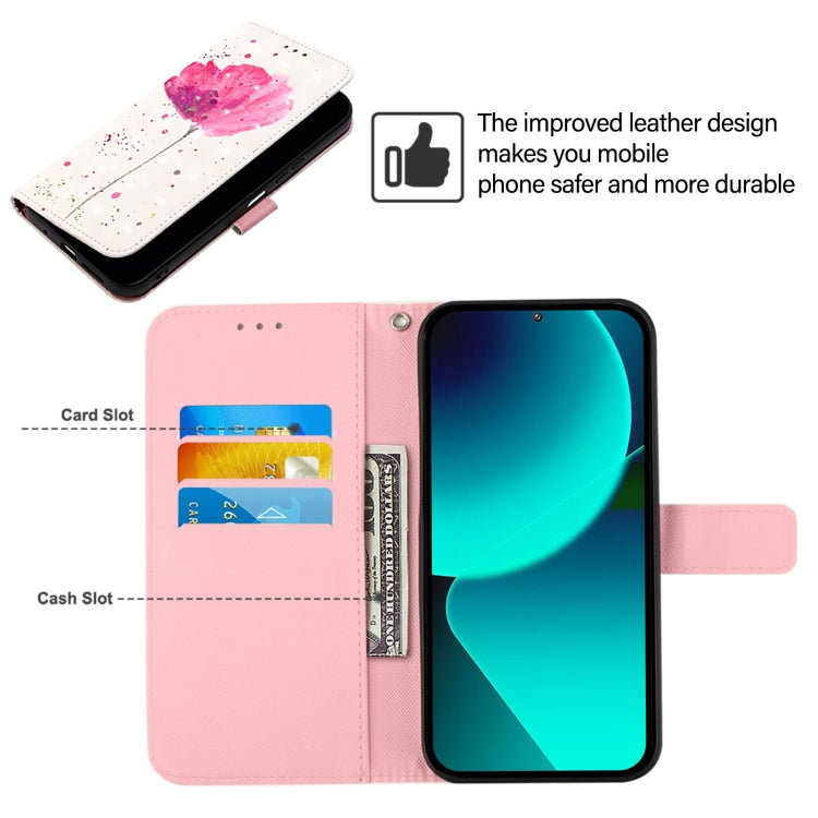 For Google Pixel 9 Pro XL 3D Painting Horizontal Flip Leather Phone Case(Flower) - Google Cases by PMC Jewellery | Online Shopping South Africa | PMC Jewellery | Buy Now Pay Later Mobicred