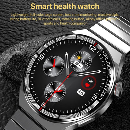 1.3 inch Leather Band IP68 Waterproof Smart Watch Support Bluetooth Call(Black) - Smart Watches by PMC Jewellery | Online Shopping South Africa | PMC Jewellery | Buy Now Pay Later Mobicred