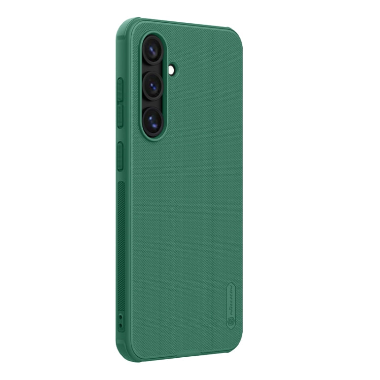 For Samsung Galaxy S24 FE 5G NILLKIN Frosted Shield Pro PC + TPU Phone Case(Green) - Galaxy S24 FE 5G Cases by NILLKIN | Online Shopping South Africa | PMC Jewellery | Buy Now Pay Later Mobicred