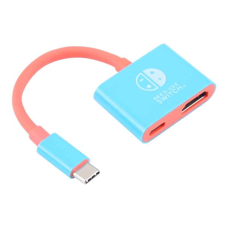 2 in 1 USB-C / Type-C to HDMI + USB-C / Type-C Video Converter for Switch / Steam - Adapter by PMC Jewellery | Online Shopping South Africa | PMC Jewellery | Buy Now Pay Later Mobicred