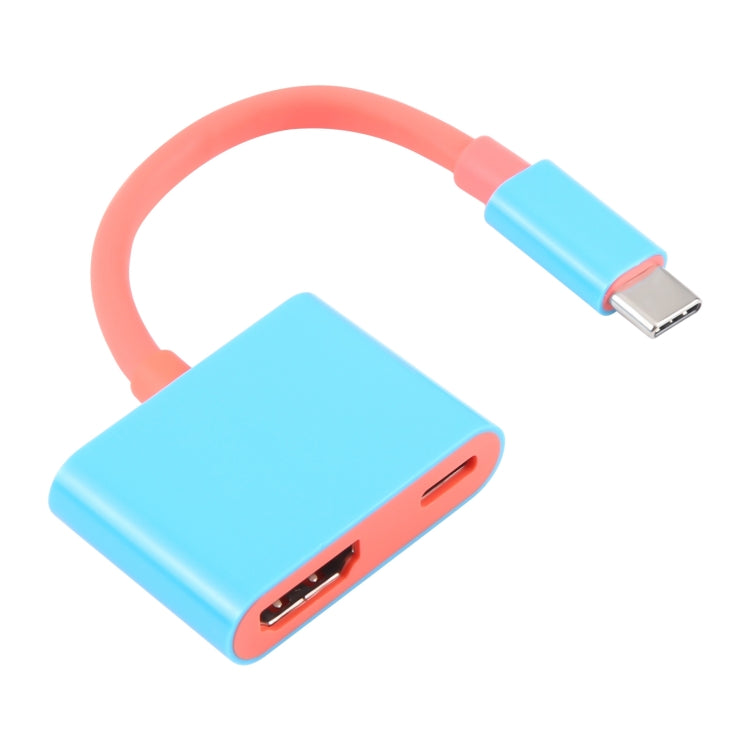 2 in 1 USB-C / Type-C to HDMI + USB-C / Type-C Video Converter for Switch / Steam - Adapter by PMC Jewellery | Online Shopping South Africa | PMC Jewellery | Buy Now Pay Later Mobicred