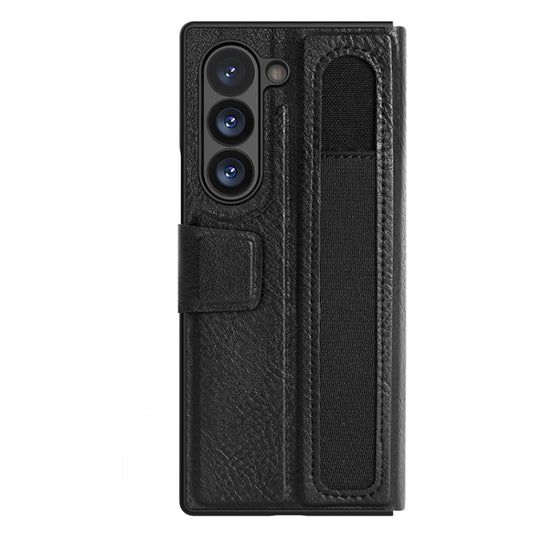 For Samsung Galaxy Z Fold6 5G NILLKIN Ogg Leather Phone Case(Black) - Galaxy Z Fold6 5G Cases by NILLKIN | Online Shopping South Africa | PMC Jewellery | Buy Now Pay Later Mobicred